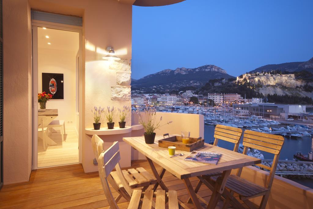 Apartamento Les Barques, Vue Splendide Sur Le Port De Cassis Habitación foto