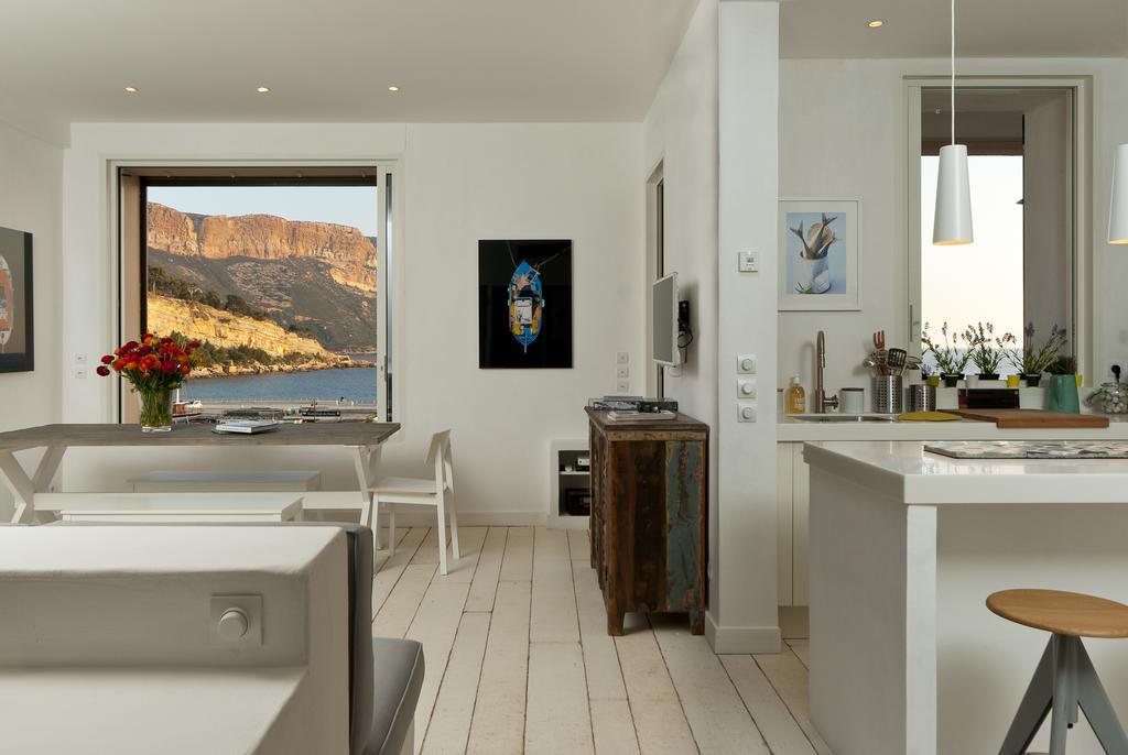 Apartamento Les Barques, Vue Splendide Sur Le Port De Cassis Habitación foto
